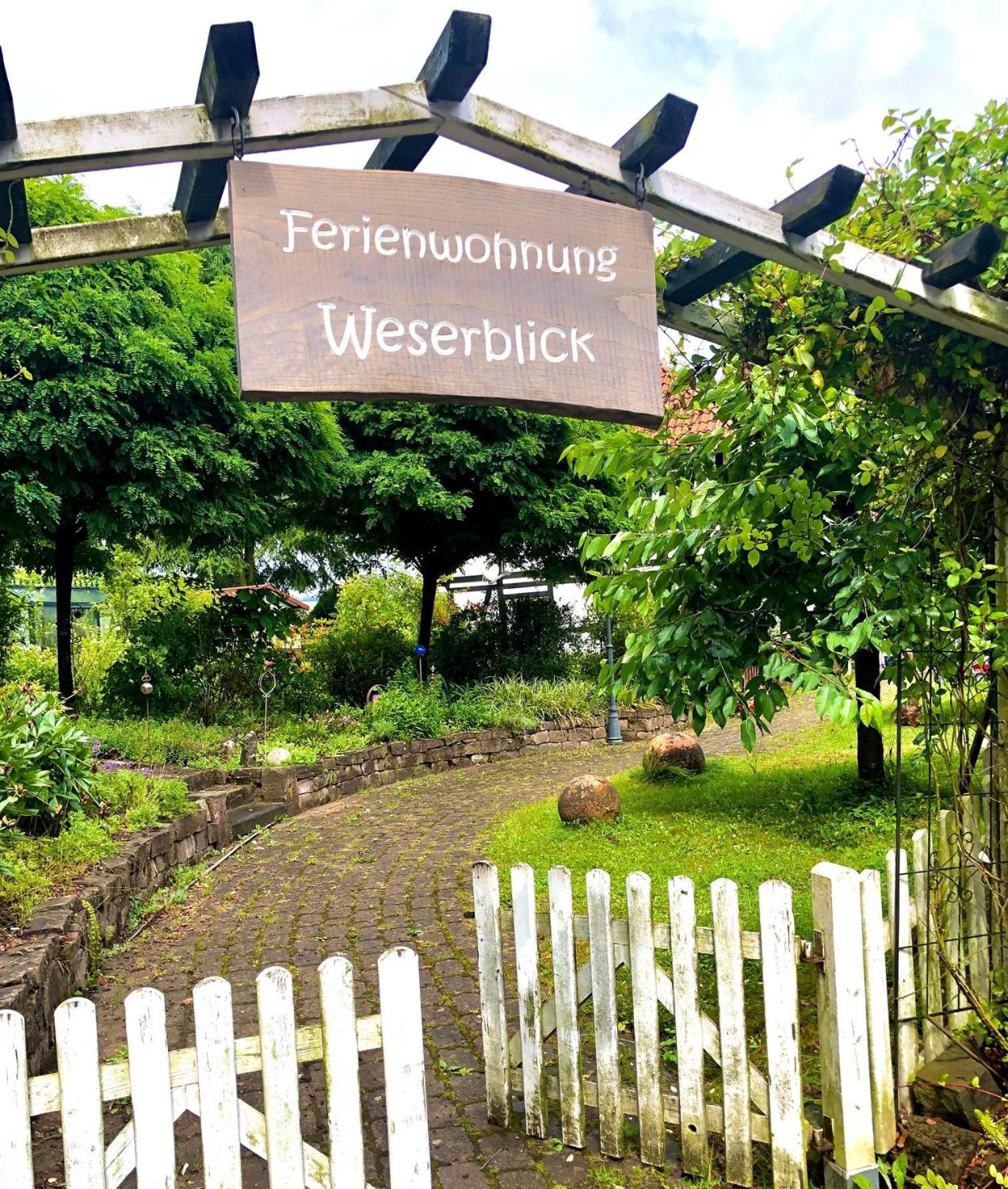 Ferienwohnung Weserblick Polle ภายนอก รูปภาพ